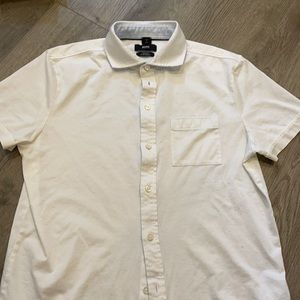 White BOSS polo